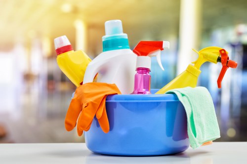 Airbnb cleaner preparing a guest-ready flat in Merton