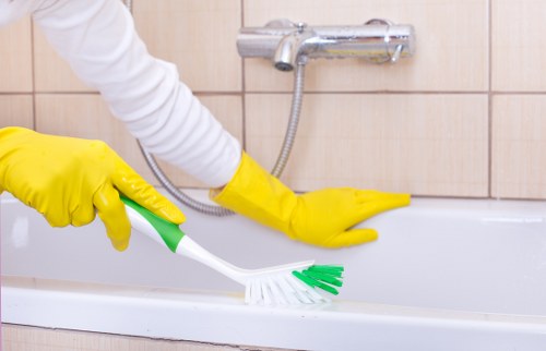Professional cleaning of lift lobby and communal corridor