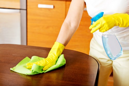 A professional discussion of a cleaning issue and resolution