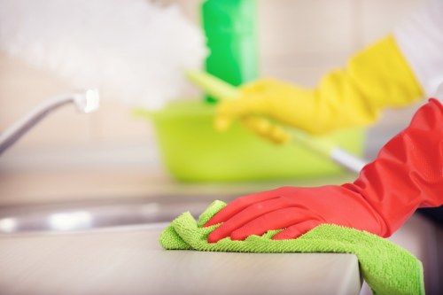 Upholstery cleaning process for fabric sofas and chairs in Merton