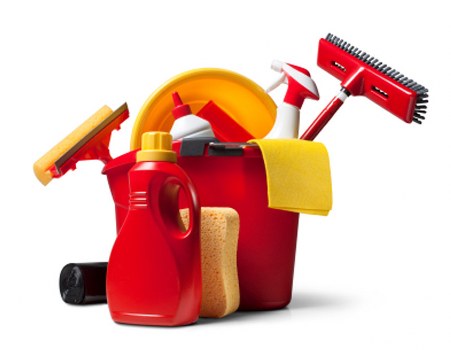 Local team carrying out scheduled office cleaning in Merton